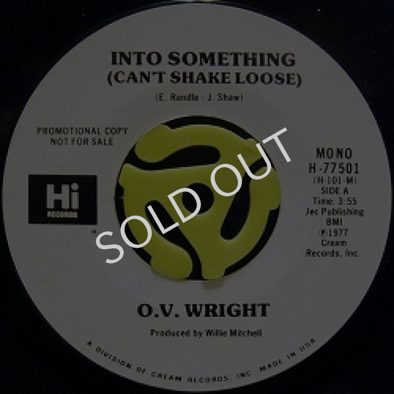 画像1: O.V. WRIGHT / INTO SOMETHING (CAN'T SHAKE LOOSE) (1)