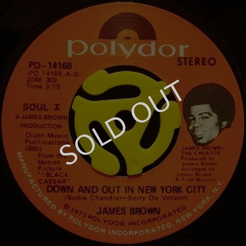 画像1: JAMES BROWN / DOWN AND OUT IN NEW YORK CITY (1)