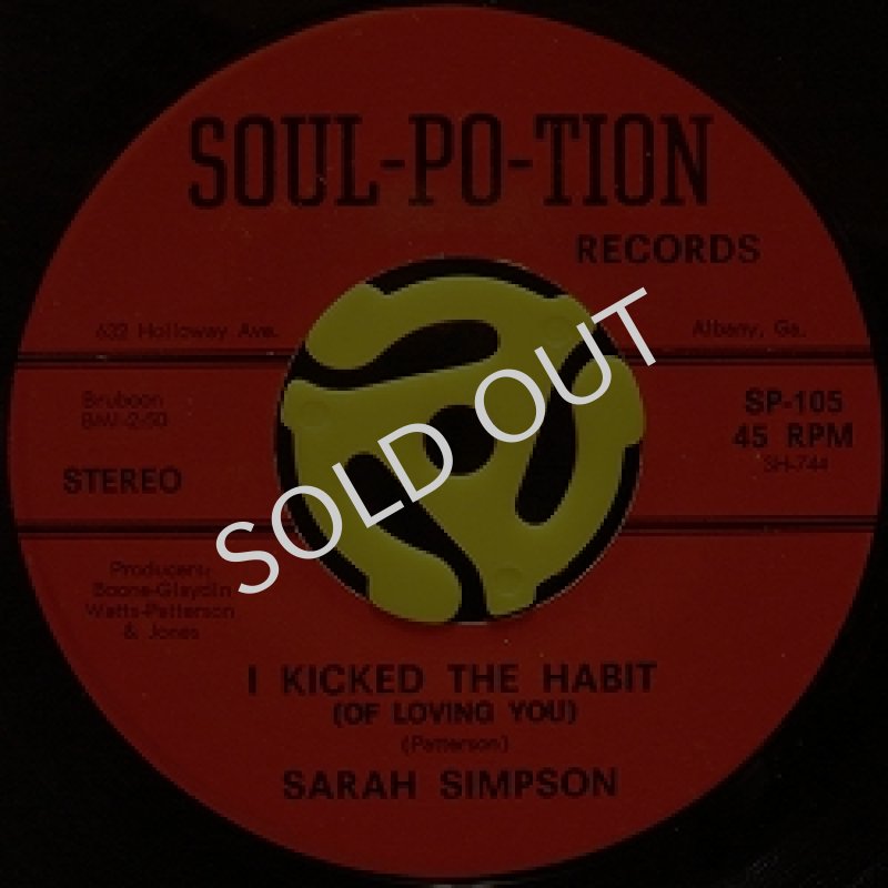 画像1: SARAH SIMPSON / I KICKED THE HABIT (OF LOVING YOU) (1)