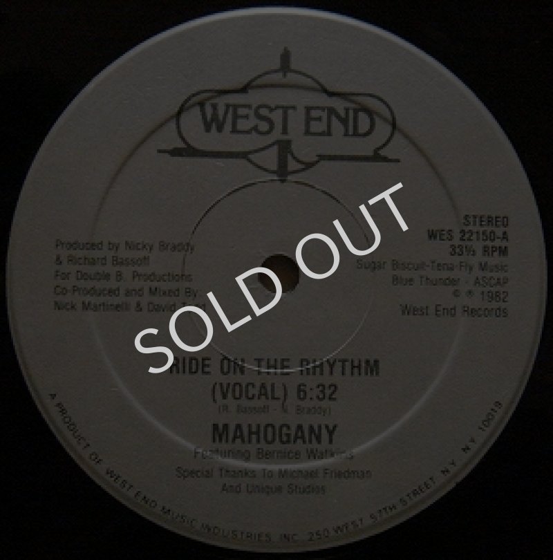 MAHOGANY / RIDE ON THE RHYTHM