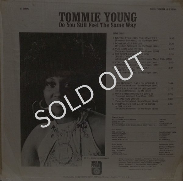 TOMMIE YOUNG / DO YOU STILL FEEL THE SAME WAY / SOUL POWER / US LP