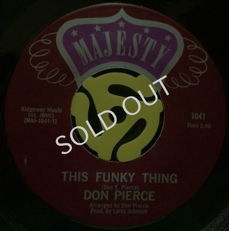 DON PIERCE / THIS FUNKY THING