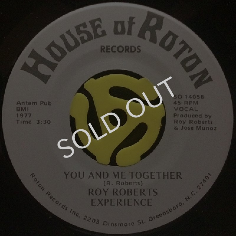 ROY ROBERTS EXPERIENCE / YOU AND ME TOGETHER