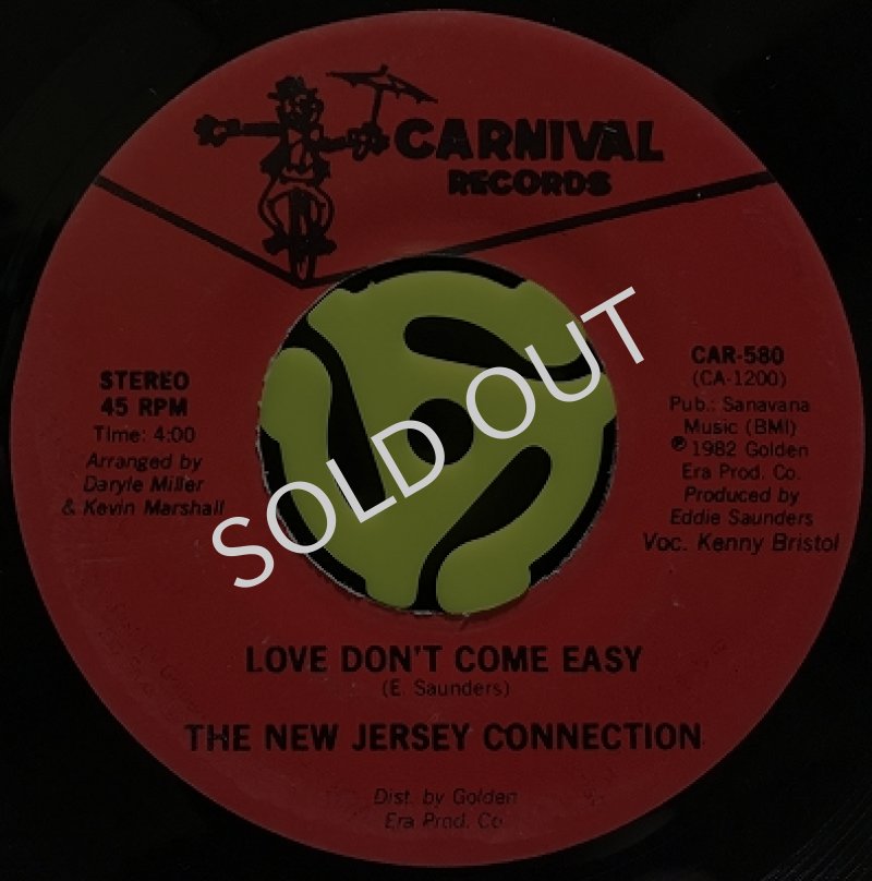 THE NEW JERSEY CONNECTION / LOVE DON'T COME EASY