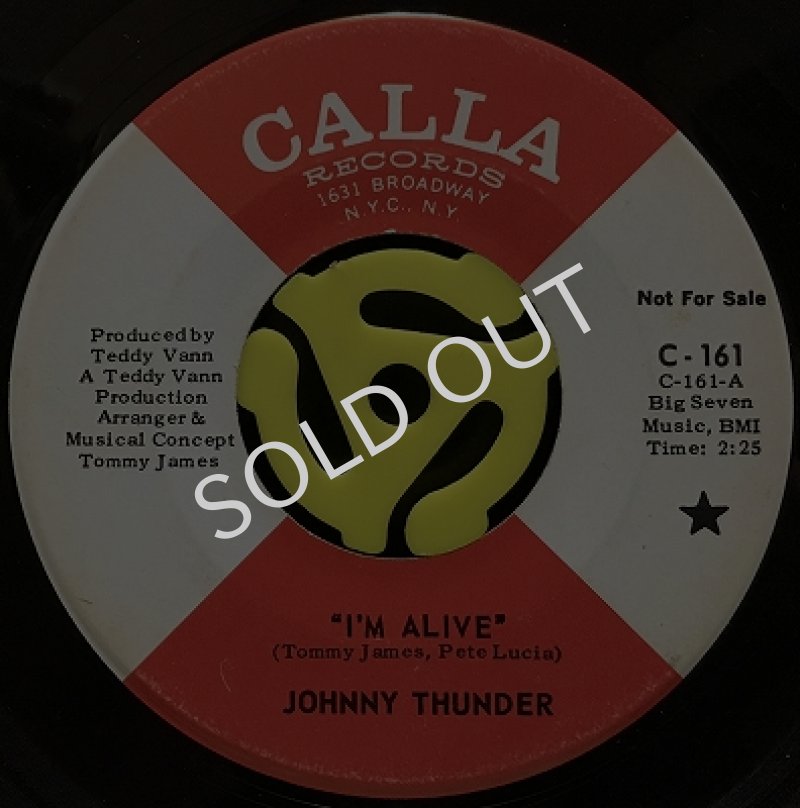 JOHNNY THUNDER / I'M ALIVE