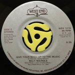 BILLY NICHOLS / GIVE YOUR BODY UP TO THE MUSIC