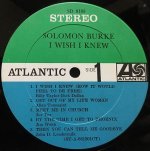 SOLOMON BURKE / I WISH I KNEW