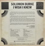 SOLOMON BURKE / I WISH I KNEW