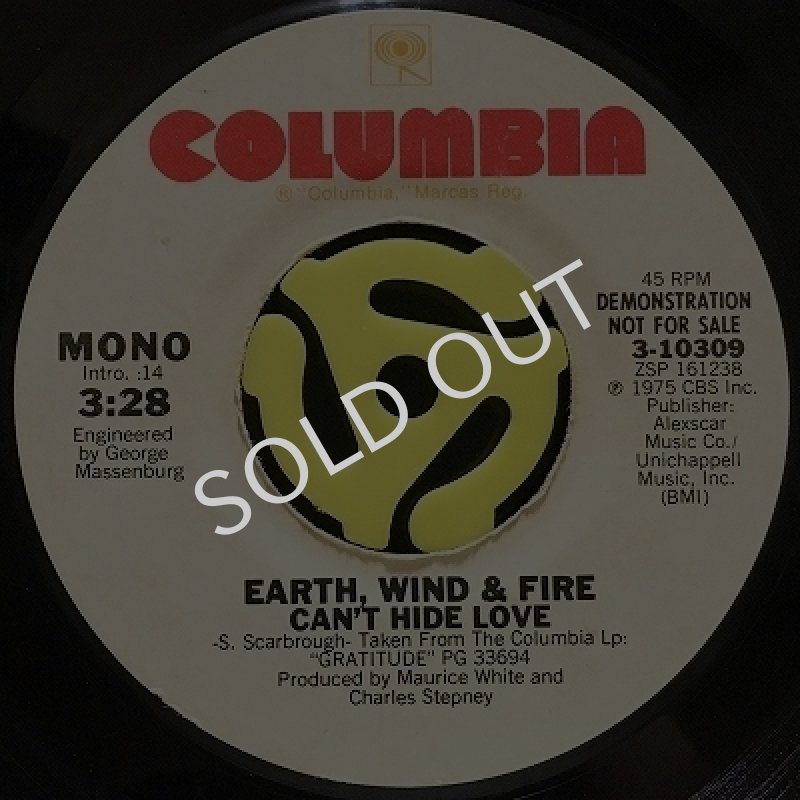 EARTH, WIND & FIRE / CAN'T HIDE LOVE