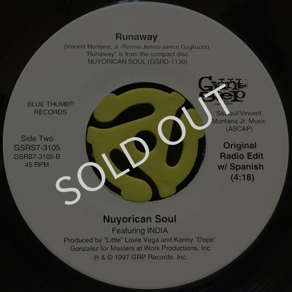 NUYORICAN SOUL ‎/ RUNAWAY / GIANT STEP - BLUE THUMB / US 7