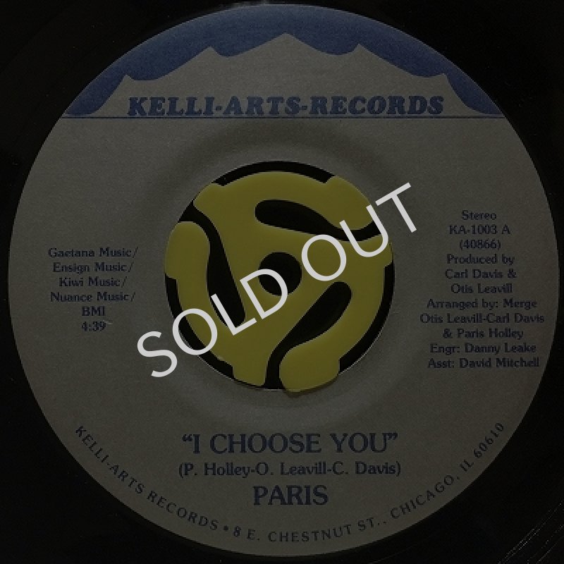 PARIS / I CHOOSE YOU