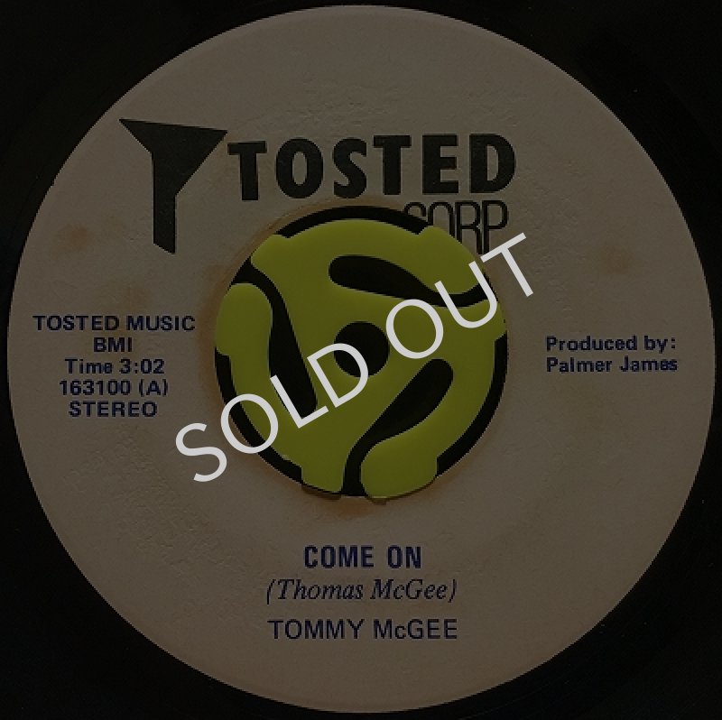 TOMMY McGEE / COME ON