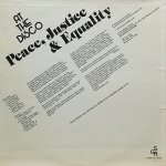 PEACE, JUSTICE & EQUALITY ‎/ AT THE DISCO