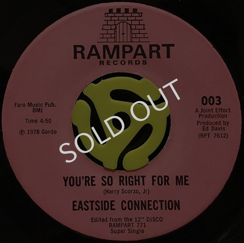 EASTSIDE CONNECTION / YOU'RE SO RIGHT FOR ME