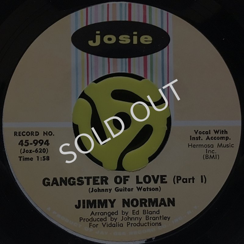 JIMMY NORMAN / GANGSTER OF LOVE