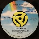 ALICIA MYERS / I WANT TO THANK YOU 