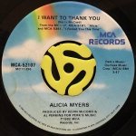 ALICIA MYERS / I WANT TO THANK YOU 