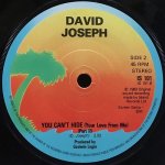 DAVID JOSEPH / YOU CAN'T HIDE (YOUR LOVE FROM ME)