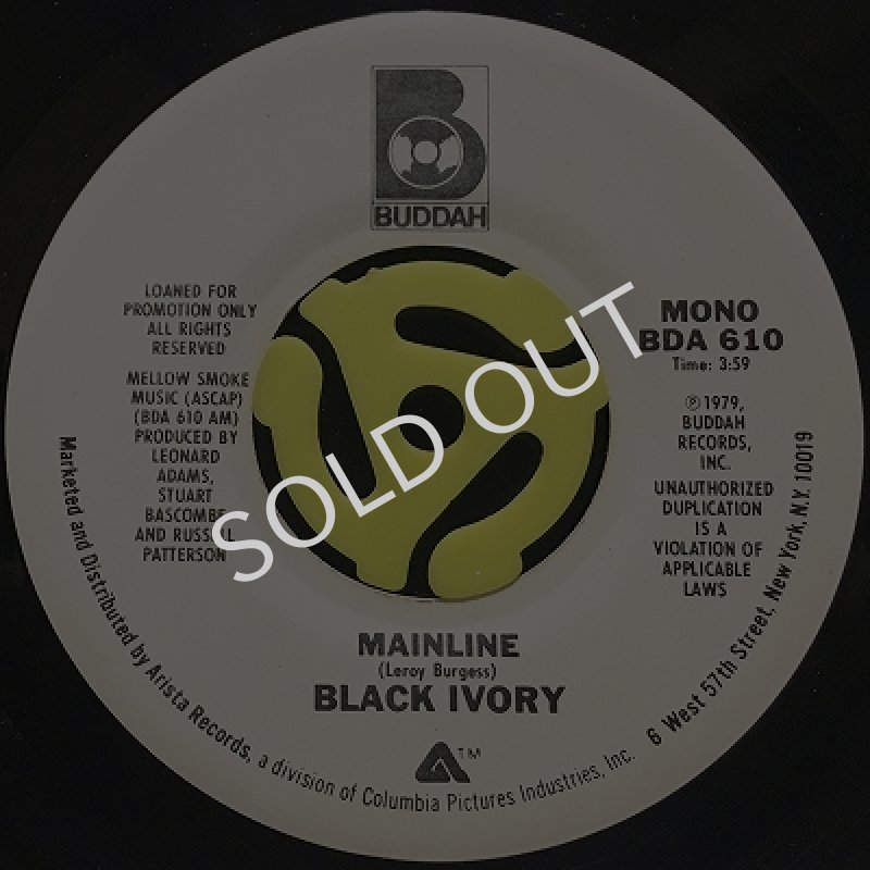 BLACK IVORY - MAINLINE (MONO) / (STEREO)