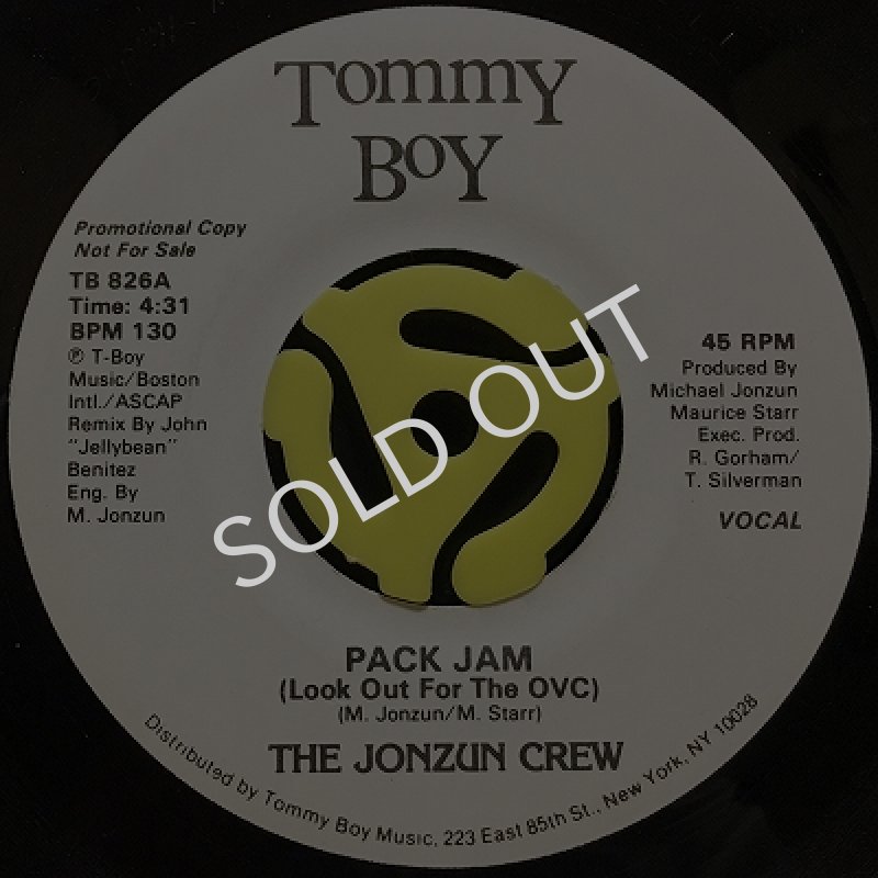 THE JONZUN CREW ‎- PACK JAM (LOOK OUT FOR THE OVC) / (INST.)