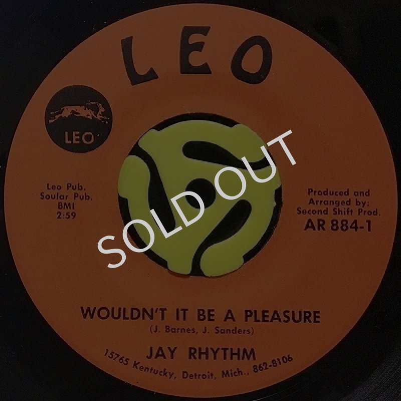 JAY RHYTHM ‎- WOULDN'T IT BE A PLEASURE / SOUL EMOTIONS