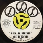 THE THOUGHTS - WALK ON BROTHER / PLAIN AS THE NOSE ON YOUR FACE