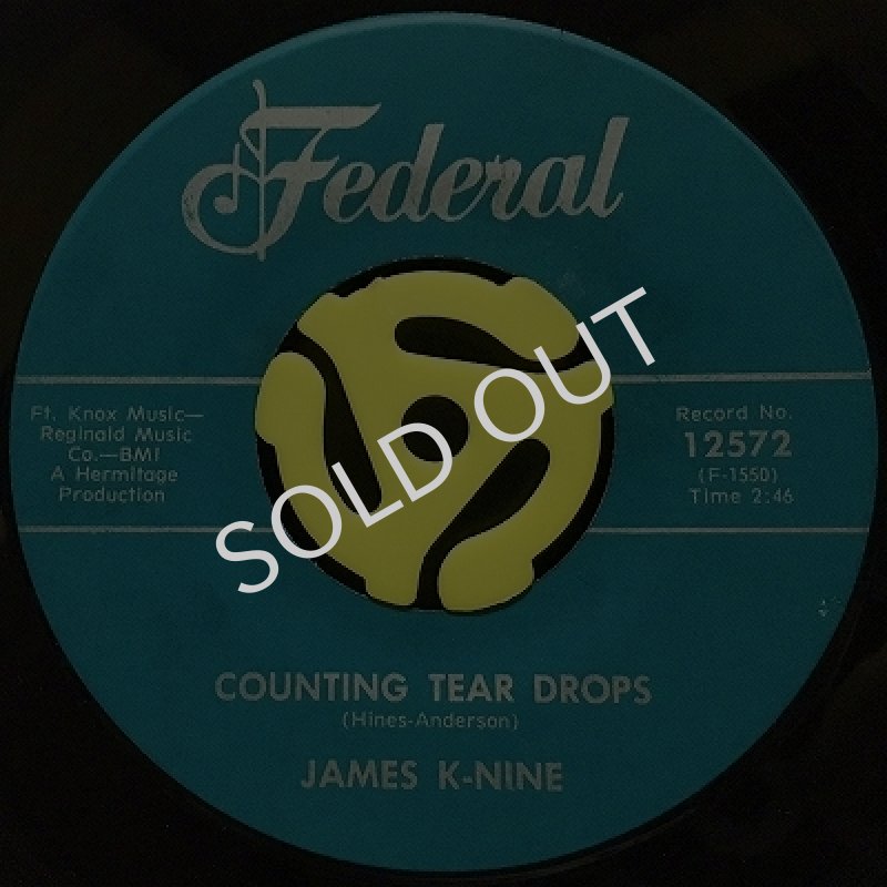 JAMES K-NINE - COUNTING TEAR DROPS / LIVE IT UP