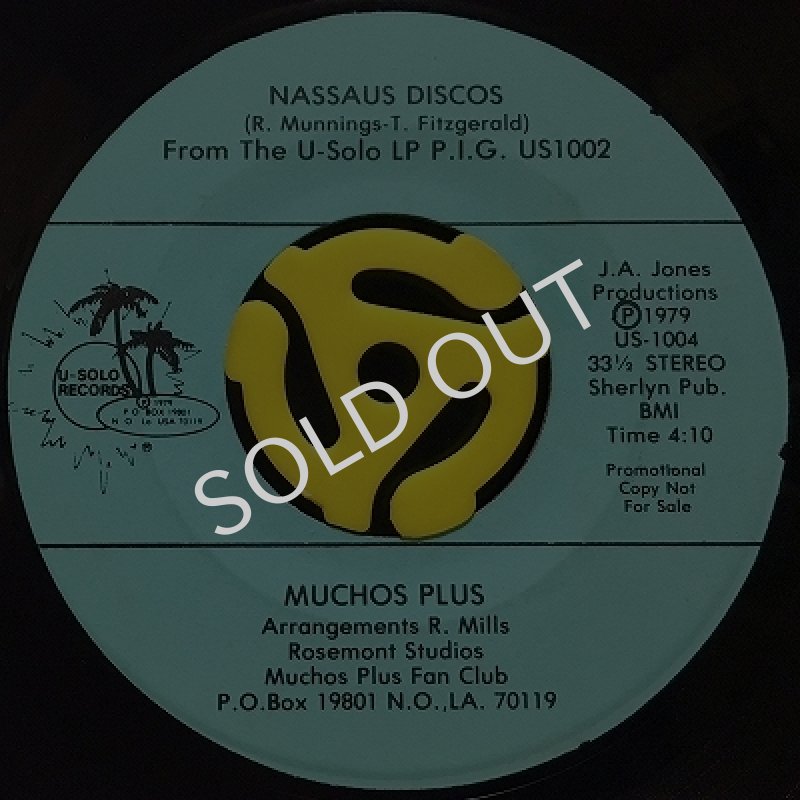 MUCHOS PLUS - NASSAU'S DISCOS / LOVE MISUNDERSTOOD