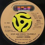 GARNET MIMMS - STOP AND CHECK YOURSELF / ANOTHER TIME ANOTHER PLACE 