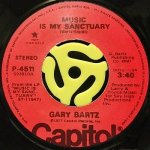 GARY BARTZ - MUSIC IS MY SANCTUARY (STEREO) / MUSIC IS MY SANCTUARY (MONO)