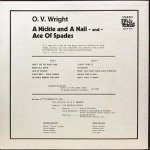 O.V. WRIGHT - A NICKEL & A NAIL & THE ACE OF SPADES