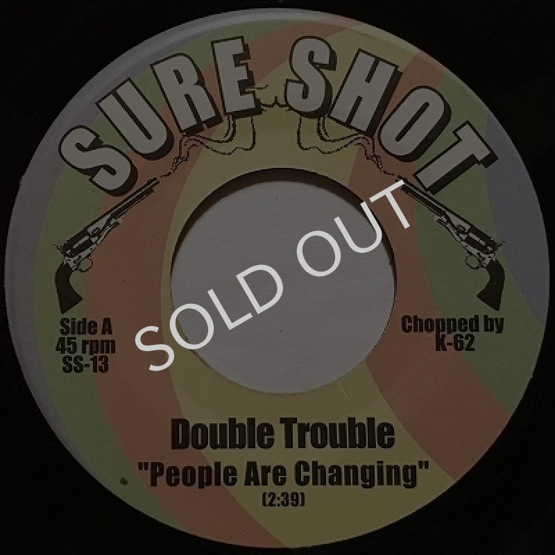 画像1: DOUBLE TROUBLE - PEOPLE ARE CHANGING / MOON DUST (1)