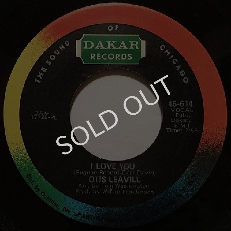 画像1: OTIS LEAVILL - I LOVE YOU / I NEED YOU (1)