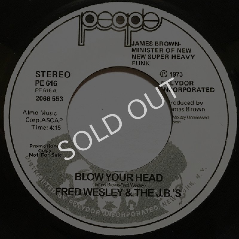 画像1: FRED WESLEY & THE JB'S / JAMES BROWN ‎- BLOW YOUR HEAD / MINDPOWER (1)