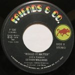 画像2: ESTHER WILLIAMS - YOURS AND YOURS ALONE / WOULD IT MATTER (2)