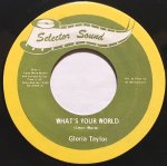 画像1: GLORIA TAYLOR - WHAT'S YOUR WORLD / HAD IT ALL THE TIME (1)