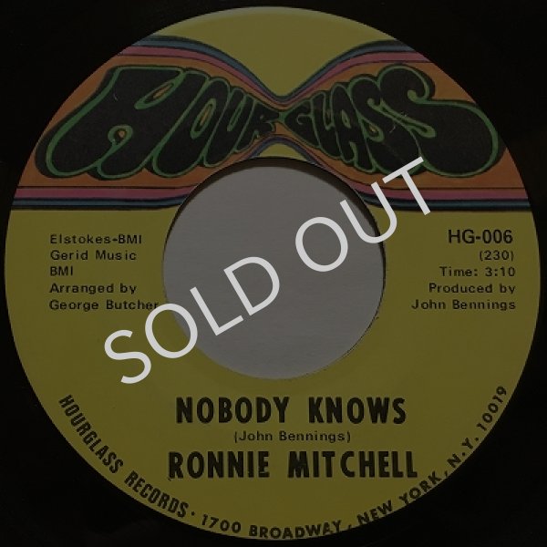 RONNIE MITCHELL - SOUL MEETING / NOBODY KNOWS / HOURGLASS RECORDS 