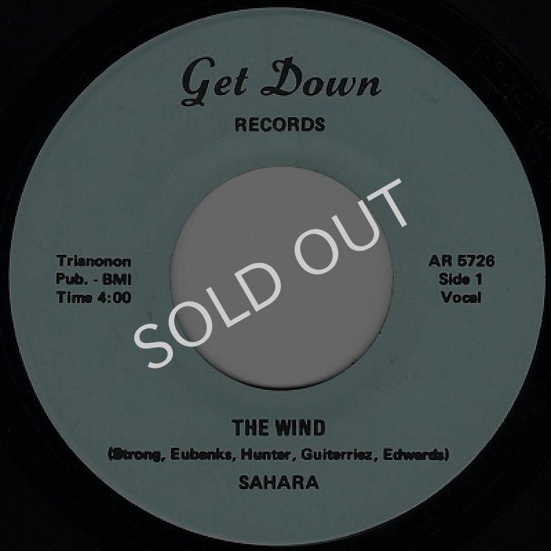 画像1: SAHARA - THE WIND / THE WIND (INSTRUMENTAL)  (1)