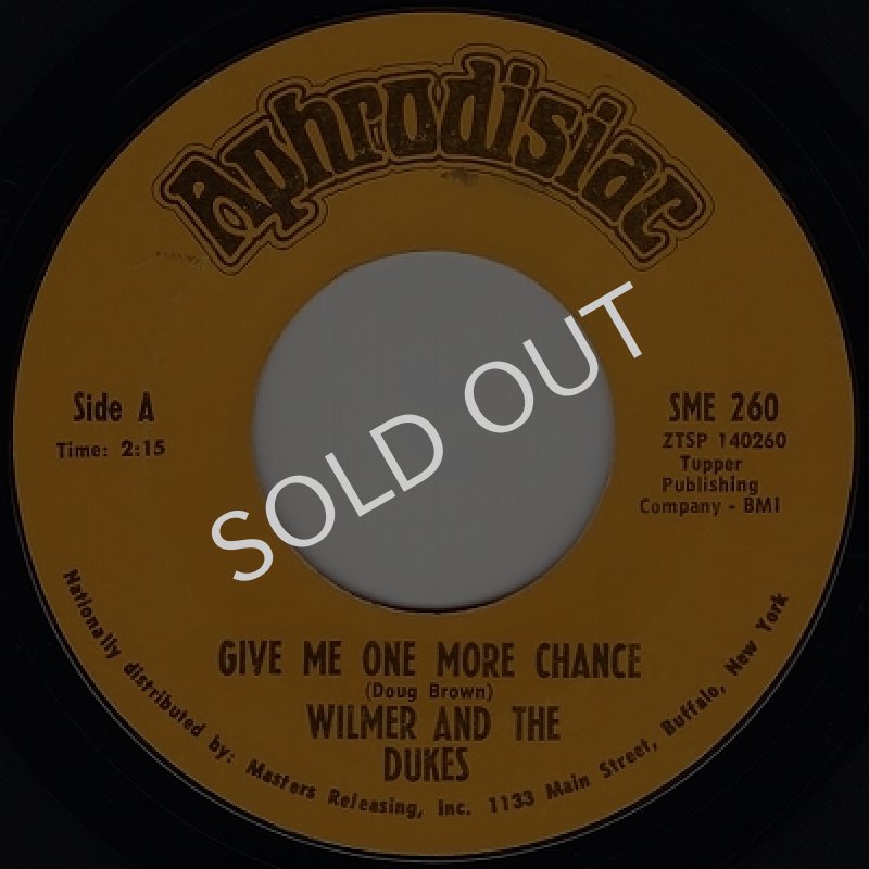 画像1: WILMER AND THE DUKES - GIVE ME ONE MORE CHANCE / GET IT (INSTRUMENTAL)  (1)