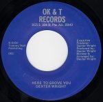 画像2: DEXTER WRIGHT - BREAK / HERE TO GROVE YOU  (2)