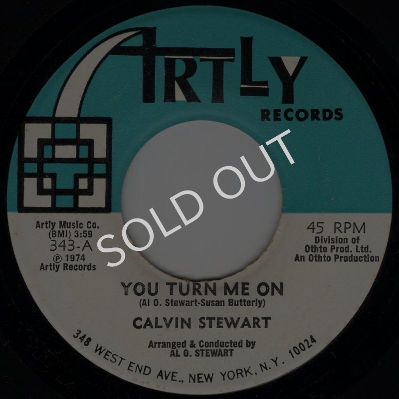 画像1: CALVIN STEWART - YOU TURN ME ON / TRY LOVING ME (I'M WILLING)  (1)