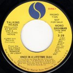 画像2: TALKING HEADS - ONCE IN A LIFETIME (EDIT) (STEREO) / ONCE IN A LIFETIME (EDIT) (MONO)  (2)