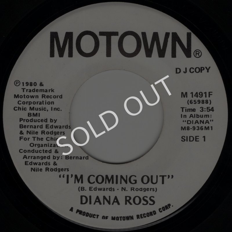 画像1: DIANA ROSS - I'M COMING OUT / I'M COMING OUT  (1)