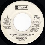 画像2: RICHARD TATE - SHE'S GOT THE TIME TO LOVE ME (STEREO) / SHE'S GOT THE TIME TO LOVE ME (MONO)  (2)