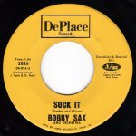 画像2: BOBBY SAX AND ORCHESTRA - TASTE OF SOUL / SOCK IT  (2)