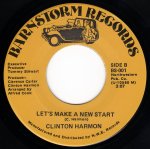 画像2: CLINTON HARMON - CAN'T HELP THE WAY I FEEL ABOUT YOU / LET'S MAKE A NEW START  (2)