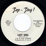 画像1: J.B. & THE V-KINGS - LAZY SOUL / I'VE GOT DREAMS  (1)