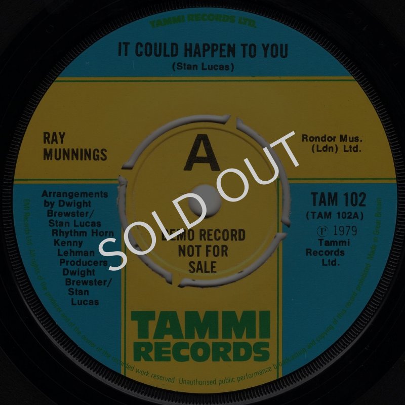 画像1: RAY MUNNINGS - IT COULD HAPPEN TO YOU / LET'S BOOGIE  (1)