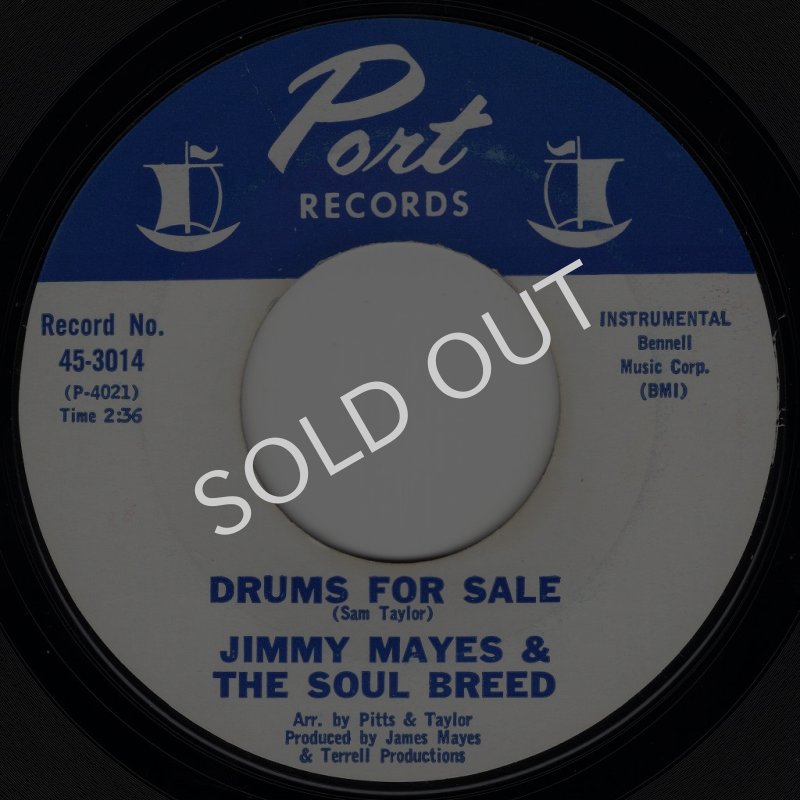 画像1: JIMMY MAYES & THE SOUL BREED - DRUMS FOR SALE / PLUCKIN'  (1)