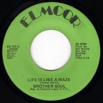 画像1: BROTHER SOUL - LIFE IS LIKE A MAZE / FEELIN FUNKY  (1)